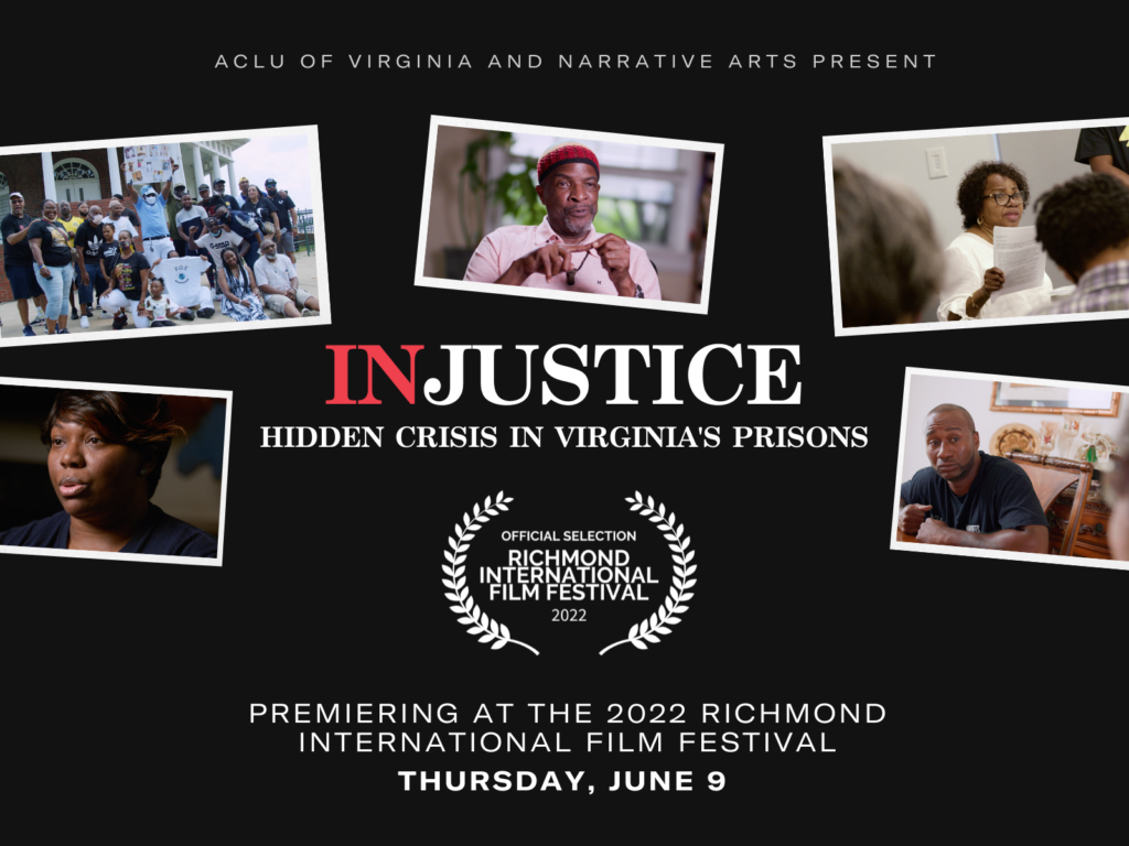 INJUSTICE: HIDDEN CRISIS IN VIRGINIA'S PRISONS @ Bowtie Movieland Theater 14 | Richmond | Virginia | United States